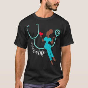 Black Nurse Nurse Life Gifts Black History Month 2 T-Shirt