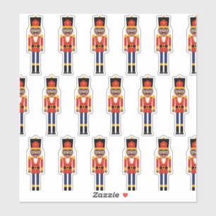 Black Nutcracker Custom-Cut Vinyl Sticker