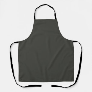 Black olive (solid color)  apron