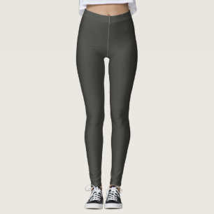 Black olive (solid colour)  leggings