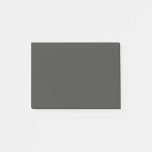 Black Olive Solid Colour Post-it Notes