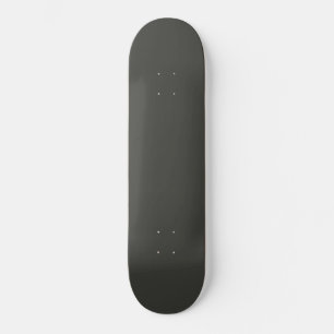 Black olive (solid colour) skateboard