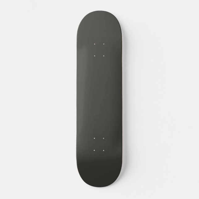 Black olive (solid colour)  skateboard (Front)