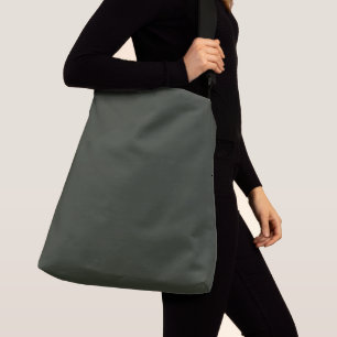 Black Olive Solid Plain Colour Crossbody Bag