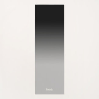 Black Ombre Yoga Mat–Flow in Color, Ground in Calm Yoga Mat