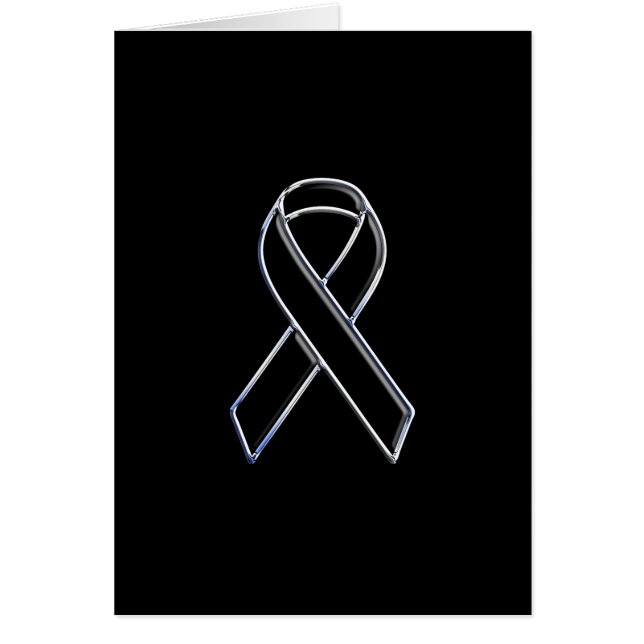 Black on Black Ribbon Awareness (Front)