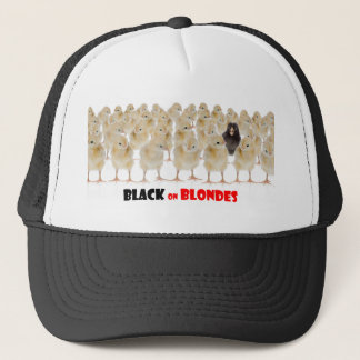 Black on Blondes Trucker Hat
