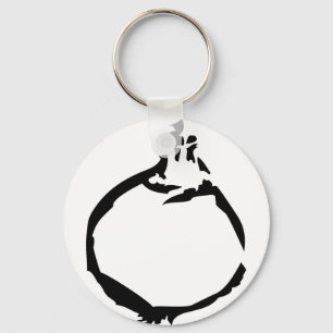 black onion icon keychain