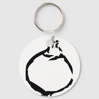black onion icon keychain