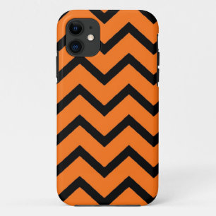 Black orange chevron style iphone 5 case