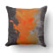 Black Orange Grey Abstract Painting