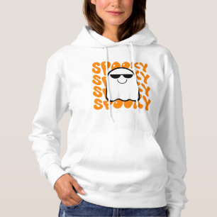 Black Orange Spooky Halloween Hoodie