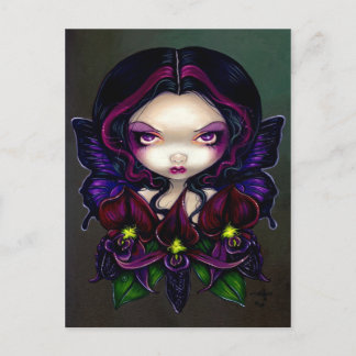 "Black Orchid Fairy" Postcard