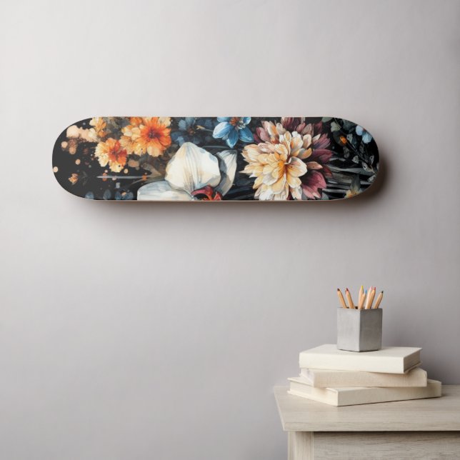 black orchid skateboard (Wall Art (Horz))