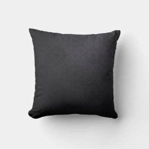 Black ornamental mandala Luxury Throw Pillow