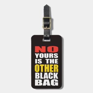 Black Other Black Bag Luggage Tag