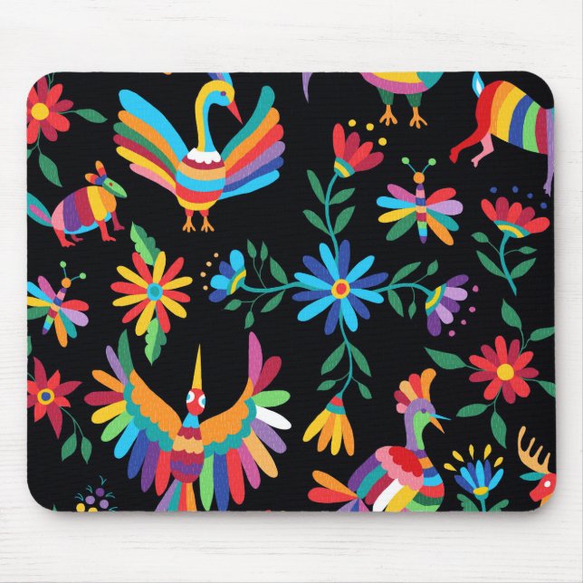 Black Otomi Mouse Pad (Front)