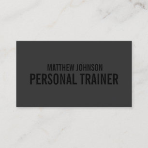Black Out Trainer   Business Cards
