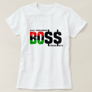 Black Overachieving Strong Sista T-Shirt