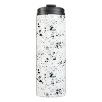 Black Paint Splatter Pattern