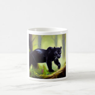 Black Panther (4) Wild Cat  Coffee Mug