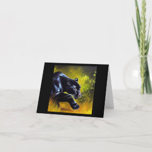 Black Panther (5) Wild Cat Card
