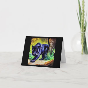 Black Panther (8) Wild Cat  Card
