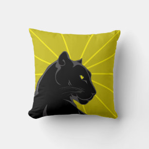 Black Panther, Animal Throw Pillow