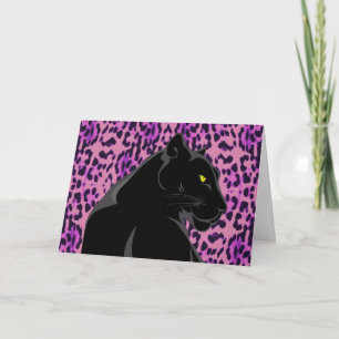 BLACK PANTHER ART CARD BLANK INSIDE