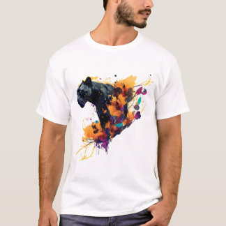 Black Panther Beast On T-Shirt