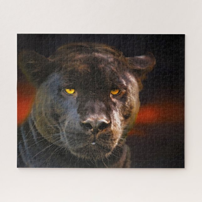 Black Panther Big Cats. Jigsaw Puzzle (Horizontal)