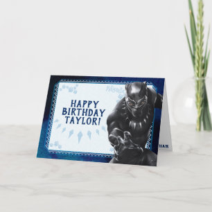 Black Panther   Birthday Card