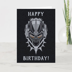 Black Panther   Black Panther Head Emblem Card