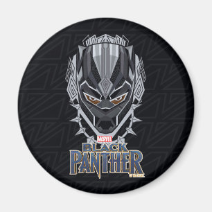 Black Panther   Black Panther Head Emblem Magnet