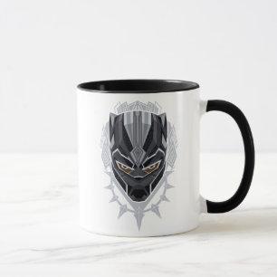 Black Panther   Black Panther Head Emblem Mug