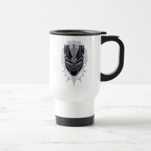 Black Panther Black Panther Head Emblem Travel Mug