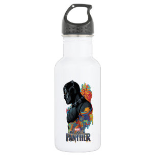 Black Panther   Black Panther Tribal Graffiti 532 Ml Water Bottle
