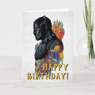 Black Panther Black Panther Tribal Graffiti Card