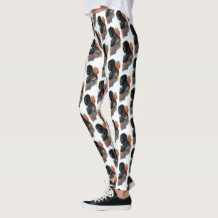 Black Panther   Black Panther Tribal Graffiti Leggings