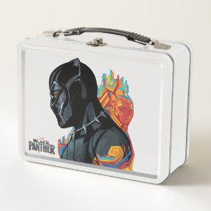 Black Panther   Black Panther Tribal Graffiti Metal Lunch Box