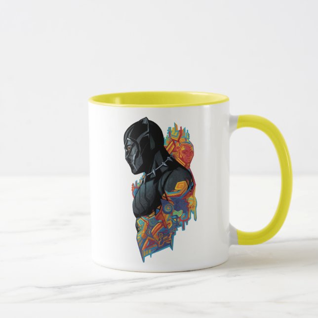 Black Panther | Black Panther Tribal Graffiti Mug (Right)