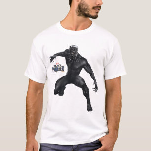 Black Panther   Black Panther Vibranium Suit T-Shirt