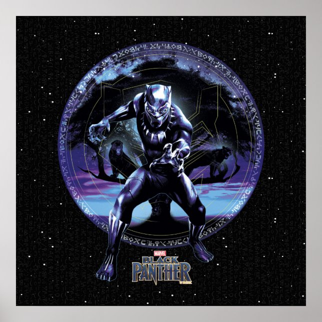Black Panther | Black Panthers In Wawa Tree Poster (Front)
