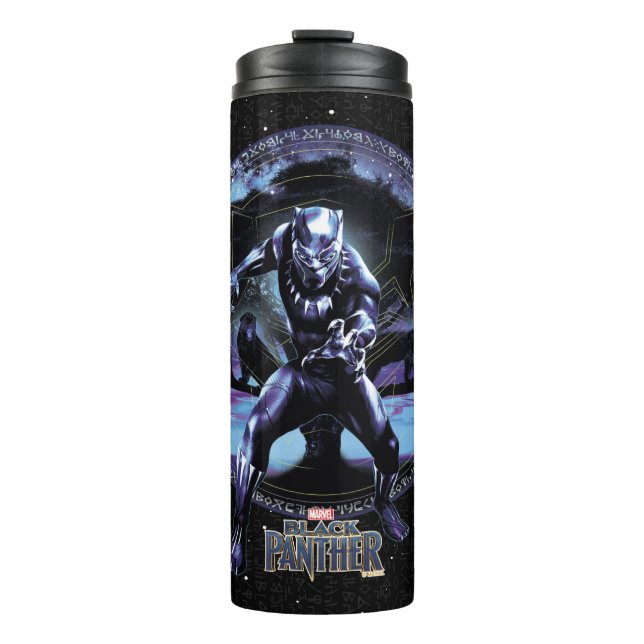 Black Panther | Black Panthers In Wawa Tree Thermal Tumbler (Front)
