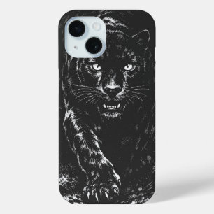 Black Panther — by BurnsInHell iPhone 15 Case