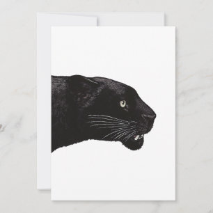 Black Panther by Toshi Yoshida Invitation