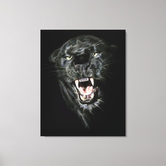 Black Panther Canvas Print (Front)