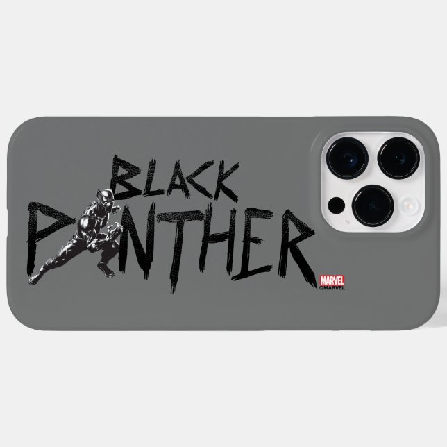 Black Panther Character Art Name Case-Mate iPhone Case (Back (Horizontal))