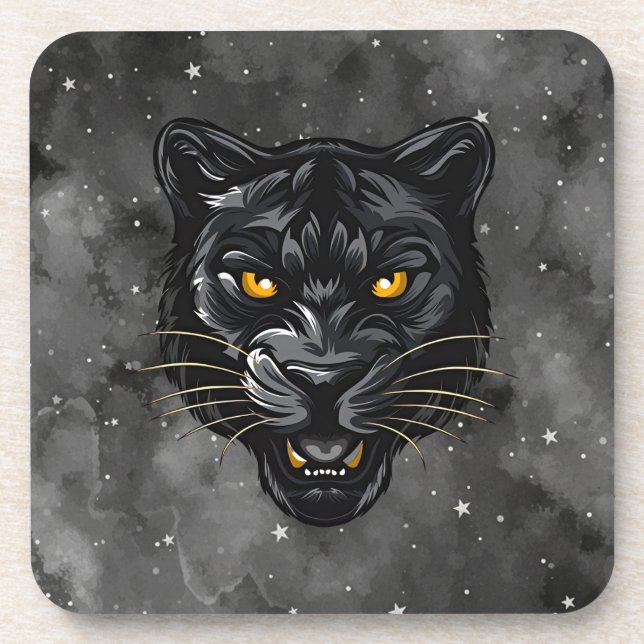 Black Panther Coaster (Front)