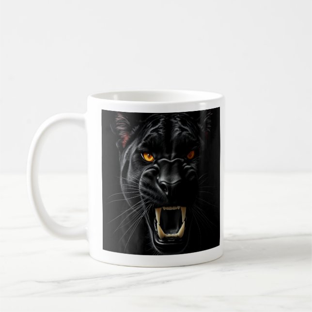 Black Panther Coffee Mug (Left)